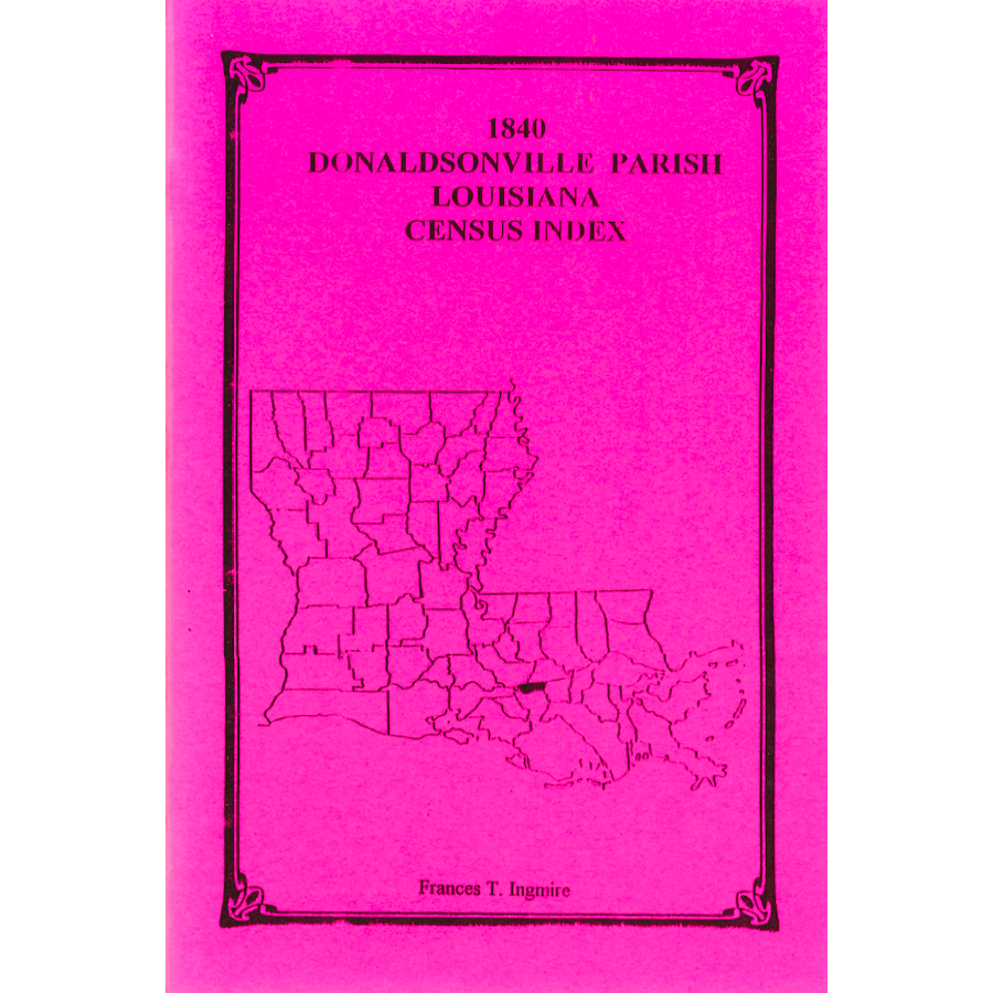 1840 Donaldsonville Parish, Louisiana Census Index