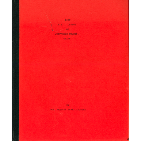 1870 Jefferson County, Texas Census