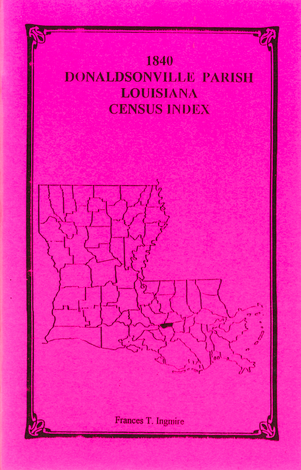 1840 Donaldsonville Parish, Louisiana Census Index