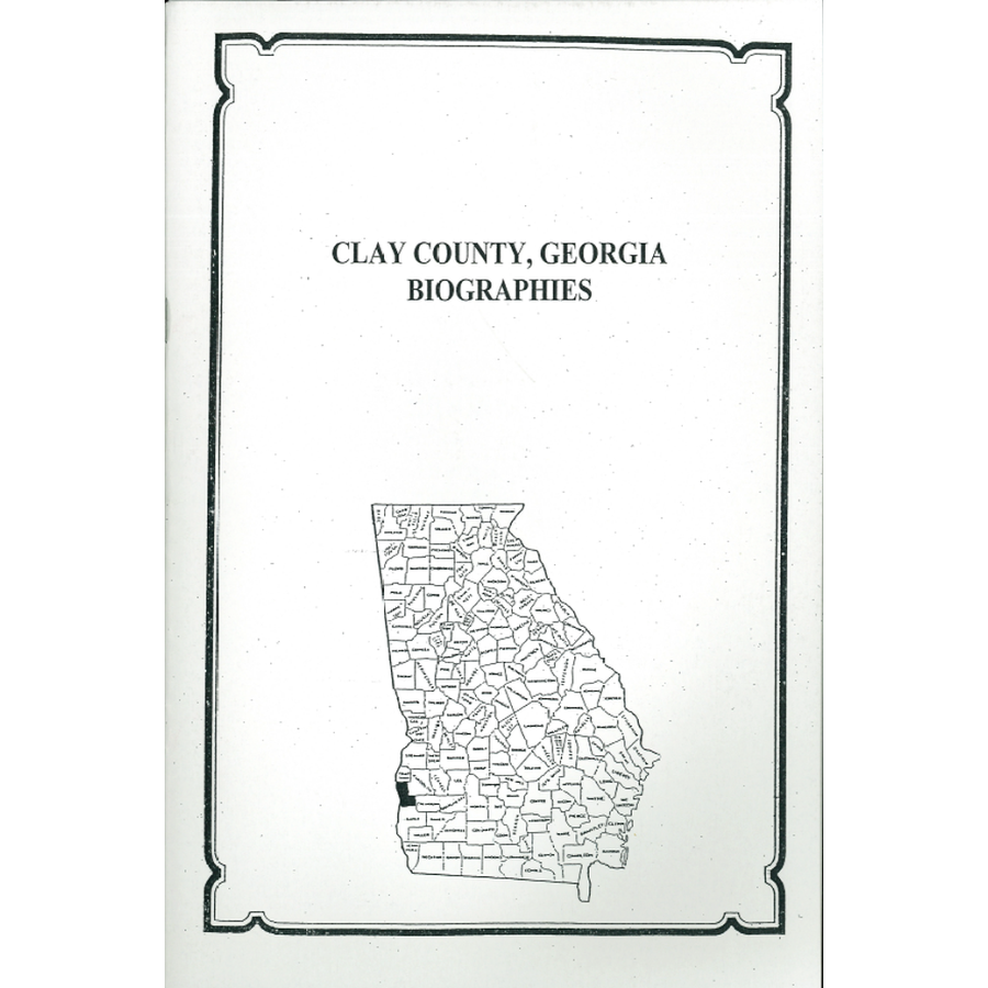 Clay County, Georgia History and Biographies