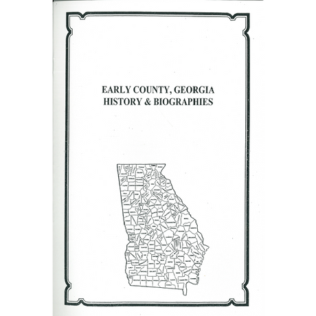 Early County, Georgia History and Biographies