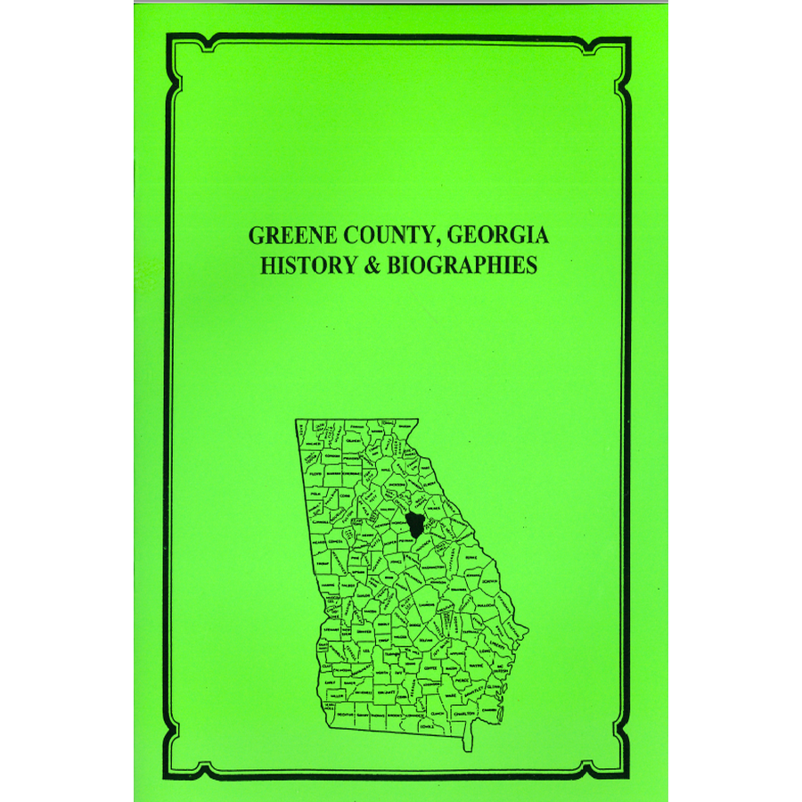 Greene County, Georgia History and Biographies