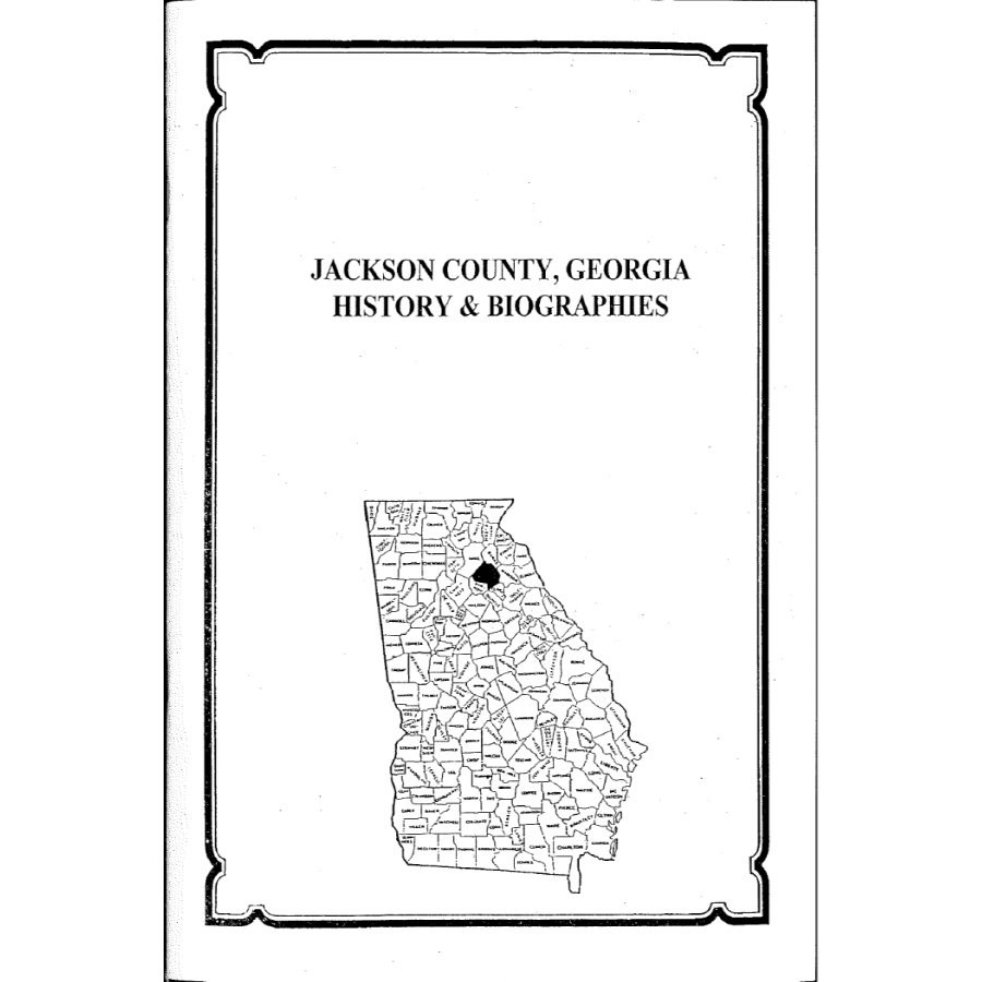 Jackson County, Georgia History and Biographies