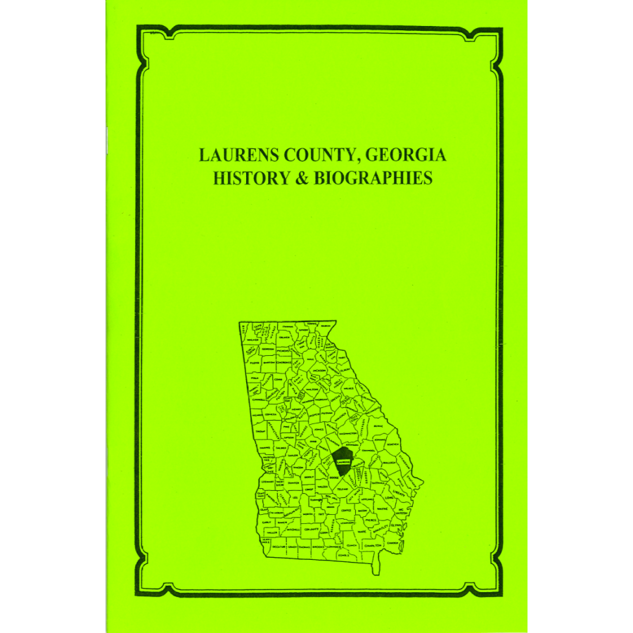 Laurens County, Georgia History and Biographies