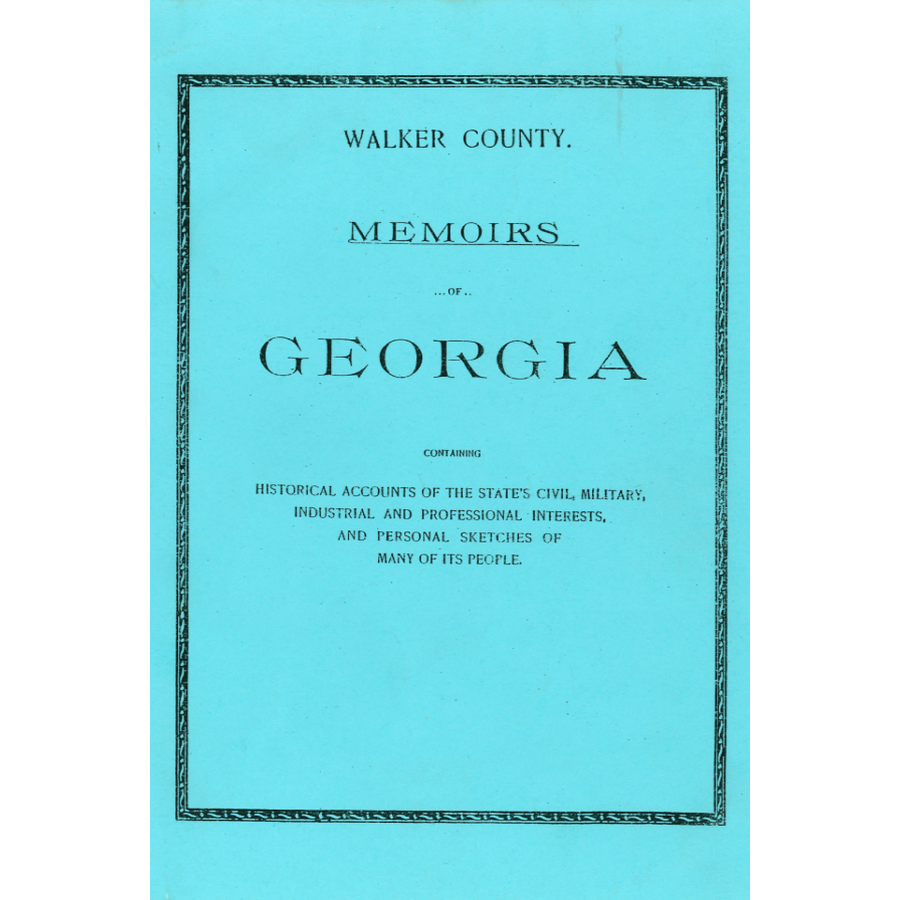 Walker County, Georgia Memoirs