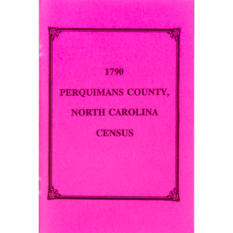 1790 Perquimans County, North Carolina Census