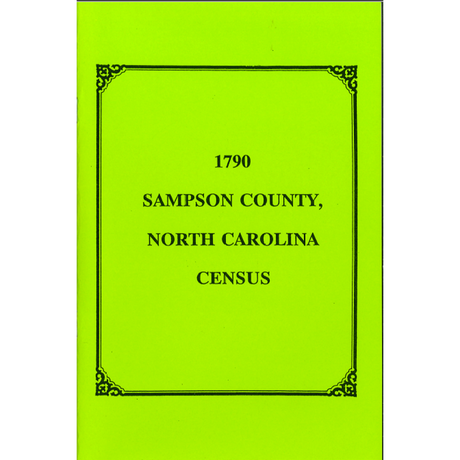 1790 Sampson County, North Carolina Census