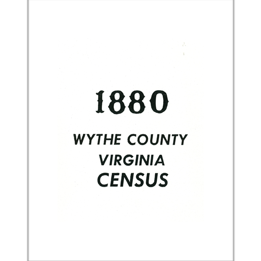 1880 Wythe County, Virginia Census