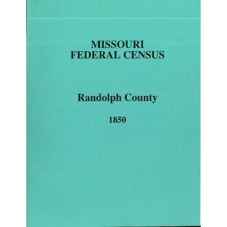 1850 Randolph County, Missouri Census
