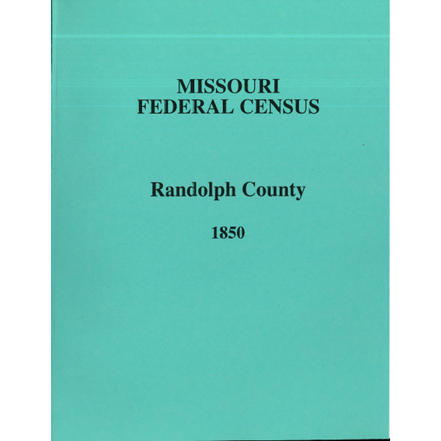 1850 Randolph County, Missouri Census