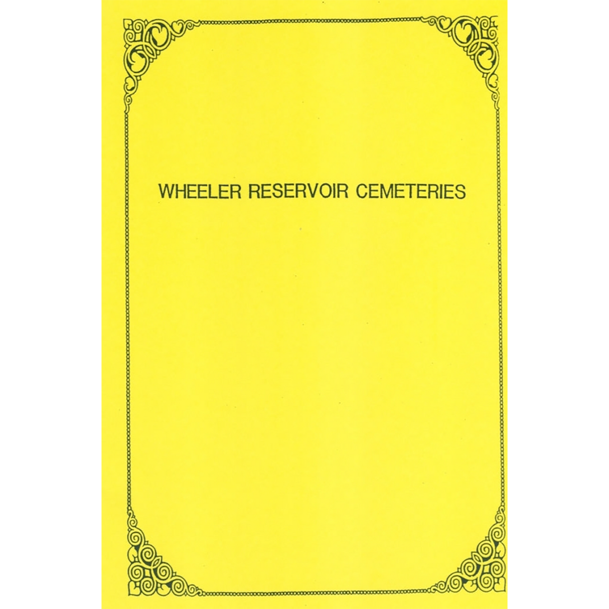 Wheeler Reservoir Cemeteries