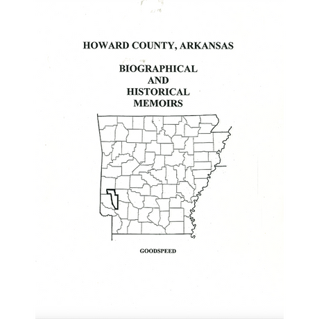 Howard County, Arkansas History and Biographical Sketches