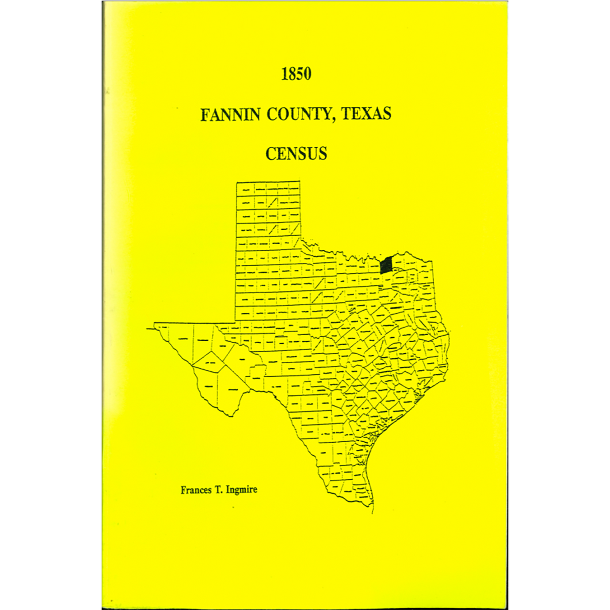 1850 Fannin County, Texas Census