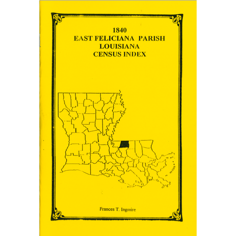 1840 East Feliciana Parish, Louisiana Census Index