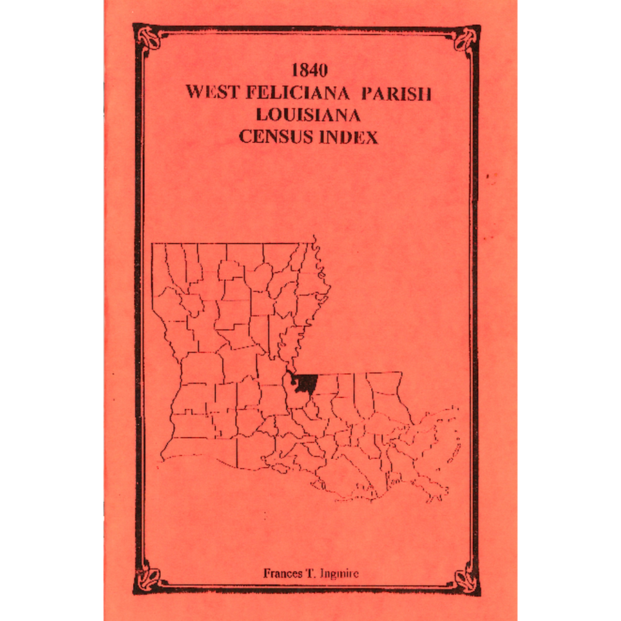 1840 West Feliciana Parish, Louisiana Census