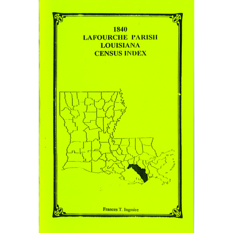 1840 Lafourche Parish, Louisiana Census Index