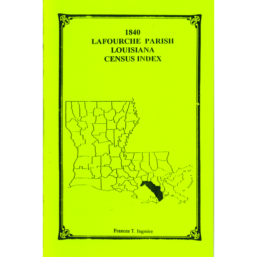 1840 Lafourche Parish, Louisiana Census Index