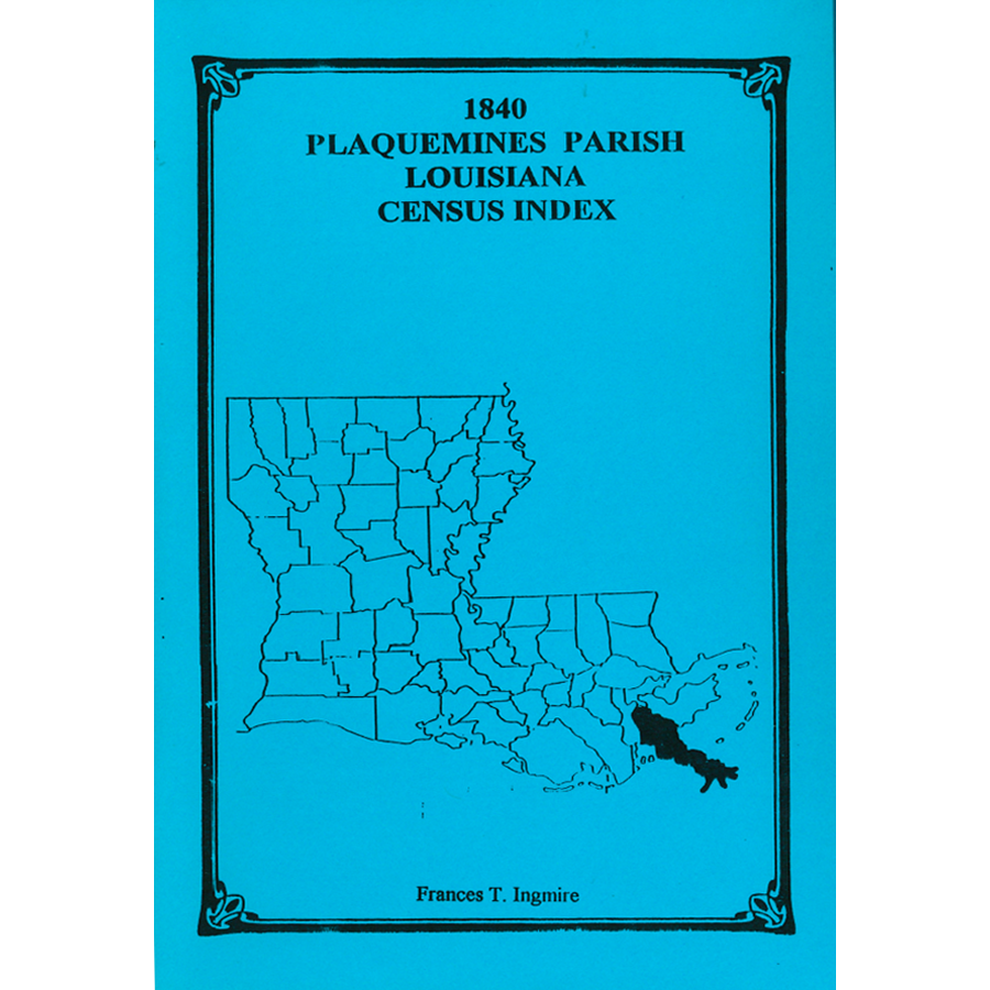 1840 Plaquemines Parish, Louisiana Census Index
