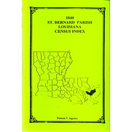 1840 St. Bernard Parish, Louisiana Census Index