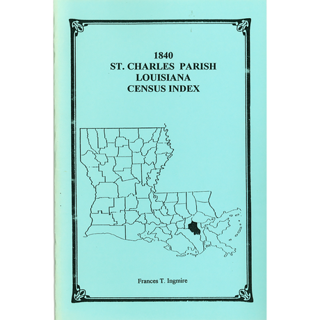 1840 St. Charles Parish, Louisiana Census Index