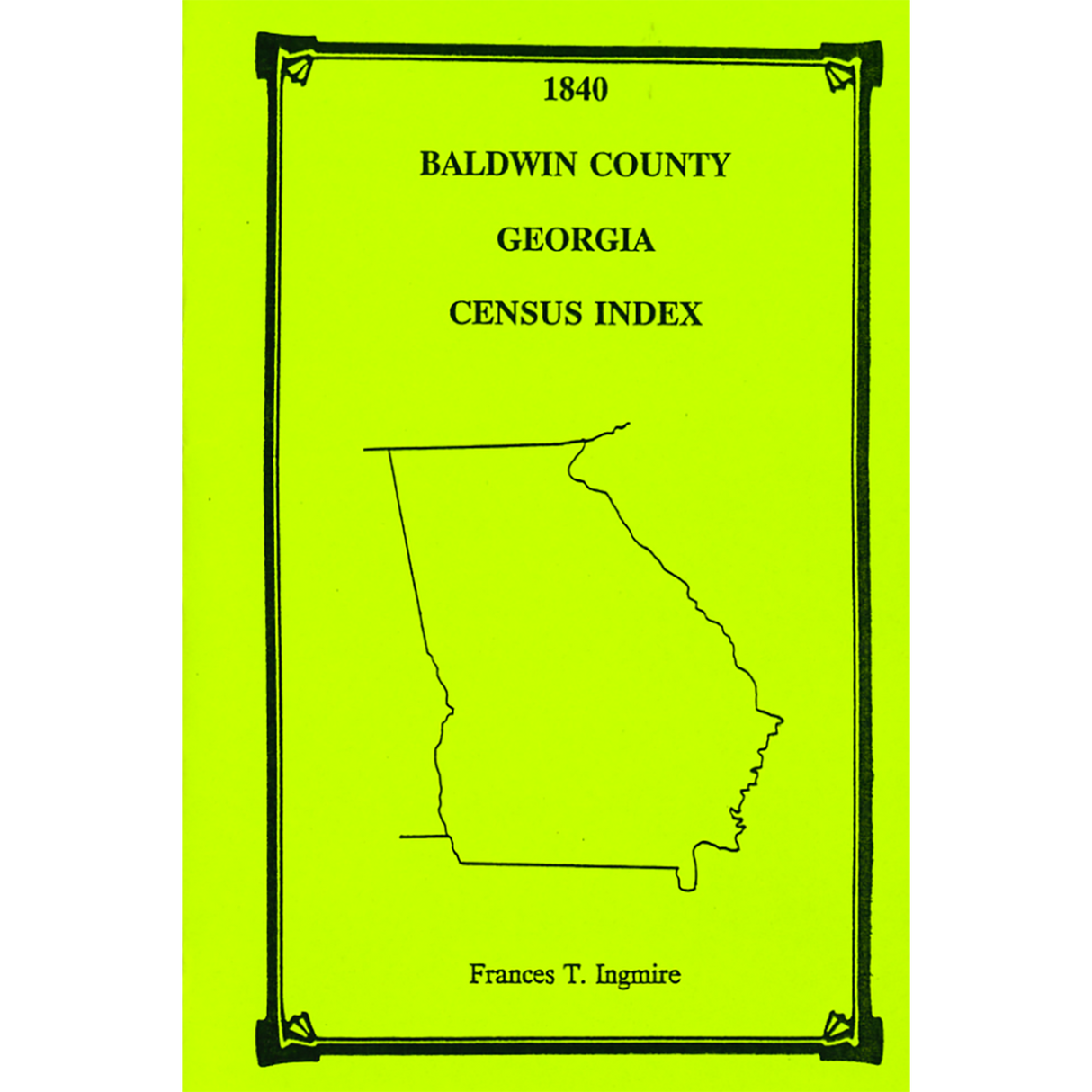 1860 Baldwin County, Georgia Census Index
