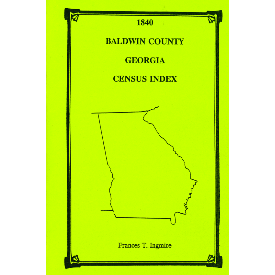 1860 Baldwin County, Georgia Census Index