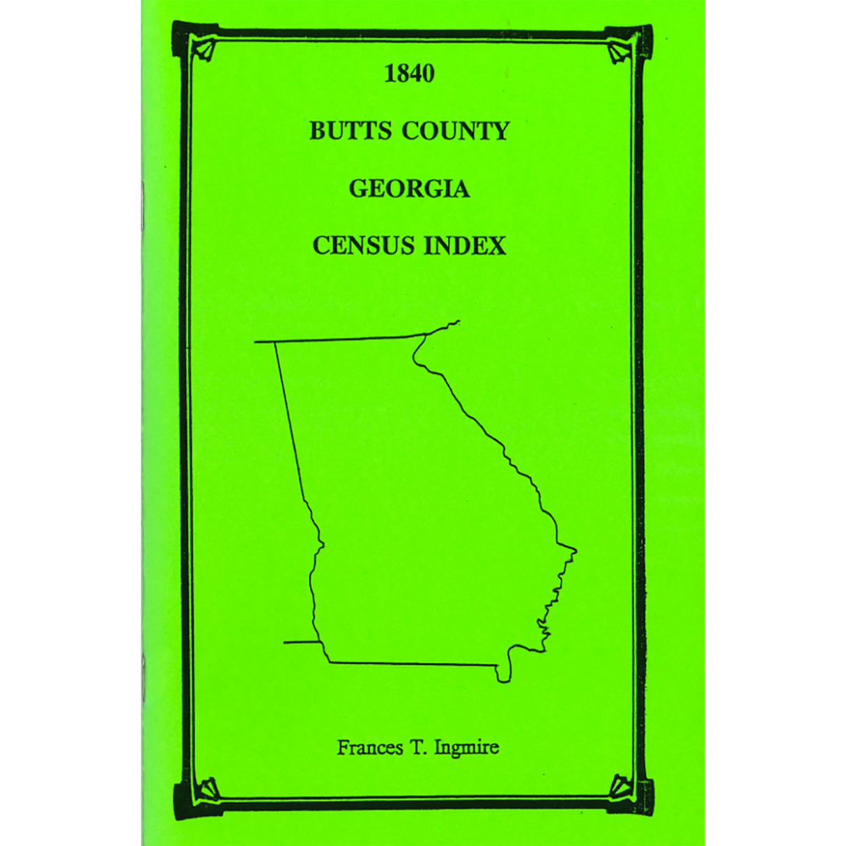 1840 Butts County, Georgia Census Index