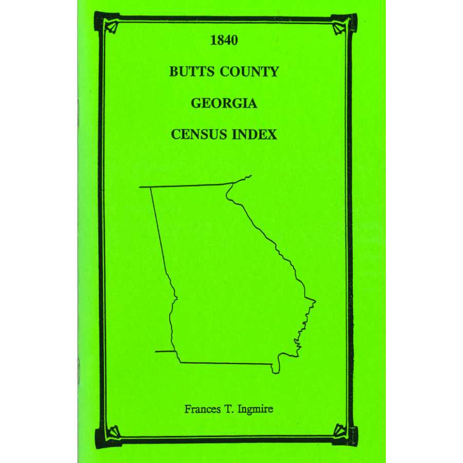 1840 Butts County, Georgia Census Index