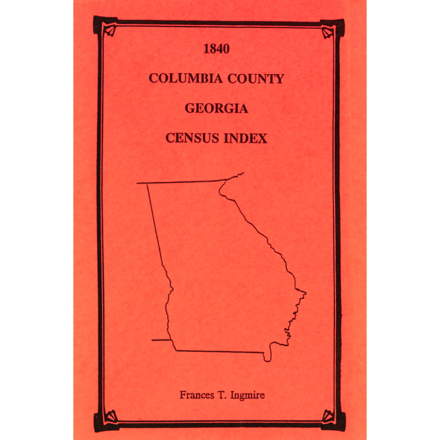 1840 Columbia County, Georgia Census Index