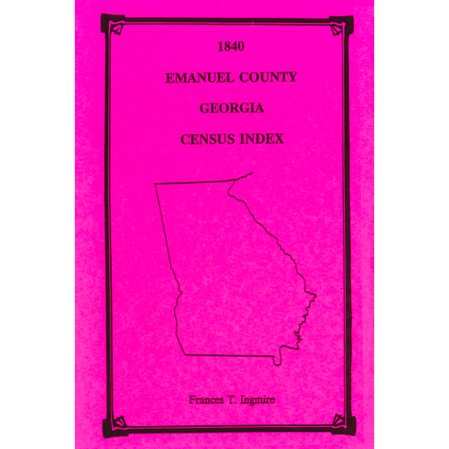 1840 Emanuel County, Georgia Census Index