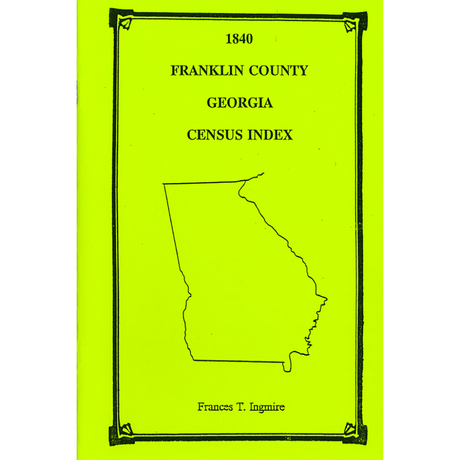 1840 Franklin County, Georgia Census Index