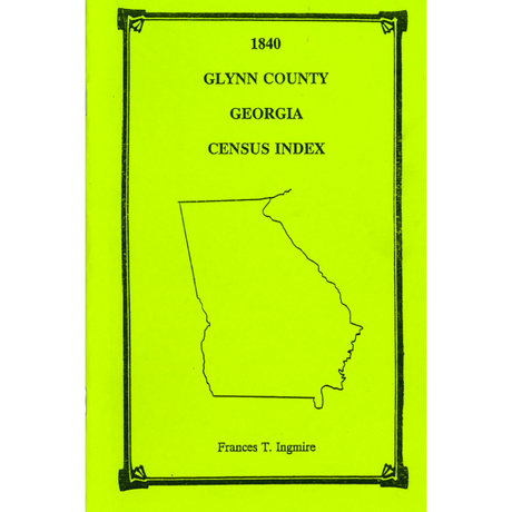 1840 Glynn County, Georgia Census Index