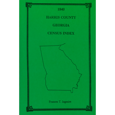 1840 Harris County, Georgia Census Index