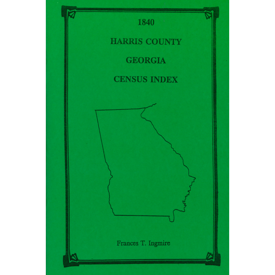 1840 Harris County, Georgia Census Index