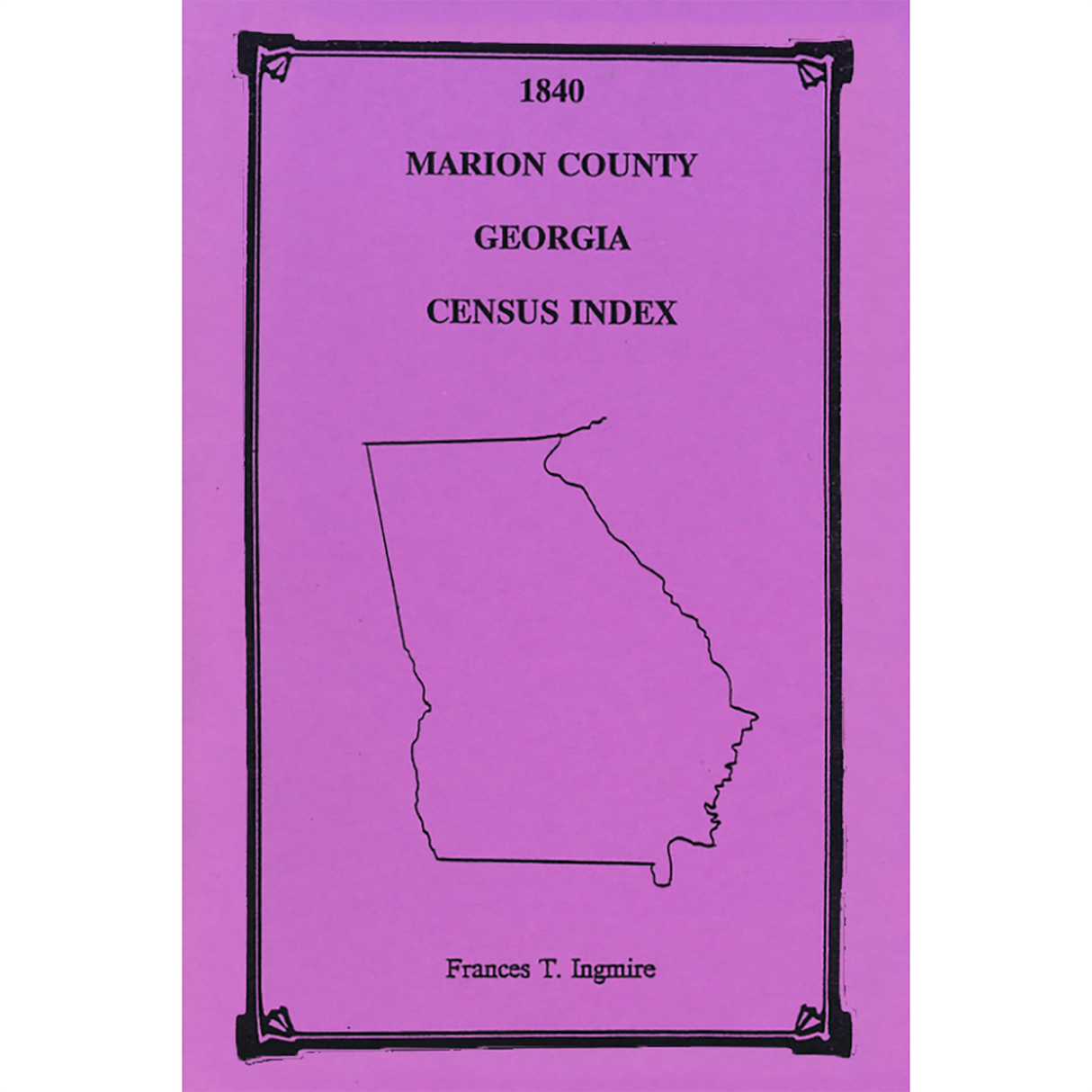 1840 Marion County, Georgia Census Index