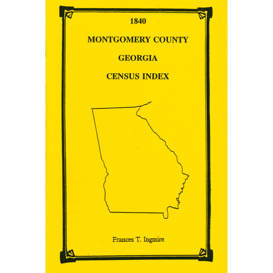 1840 Montgomery County, Georgia Census Index