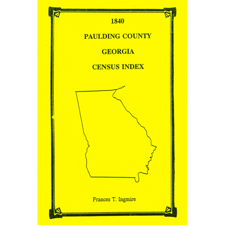 1840 Paulding County, Georgia Census Index
