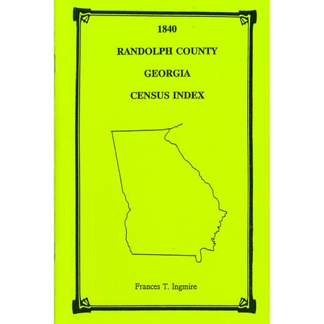 1840 Randolph County, Georgia Census Index