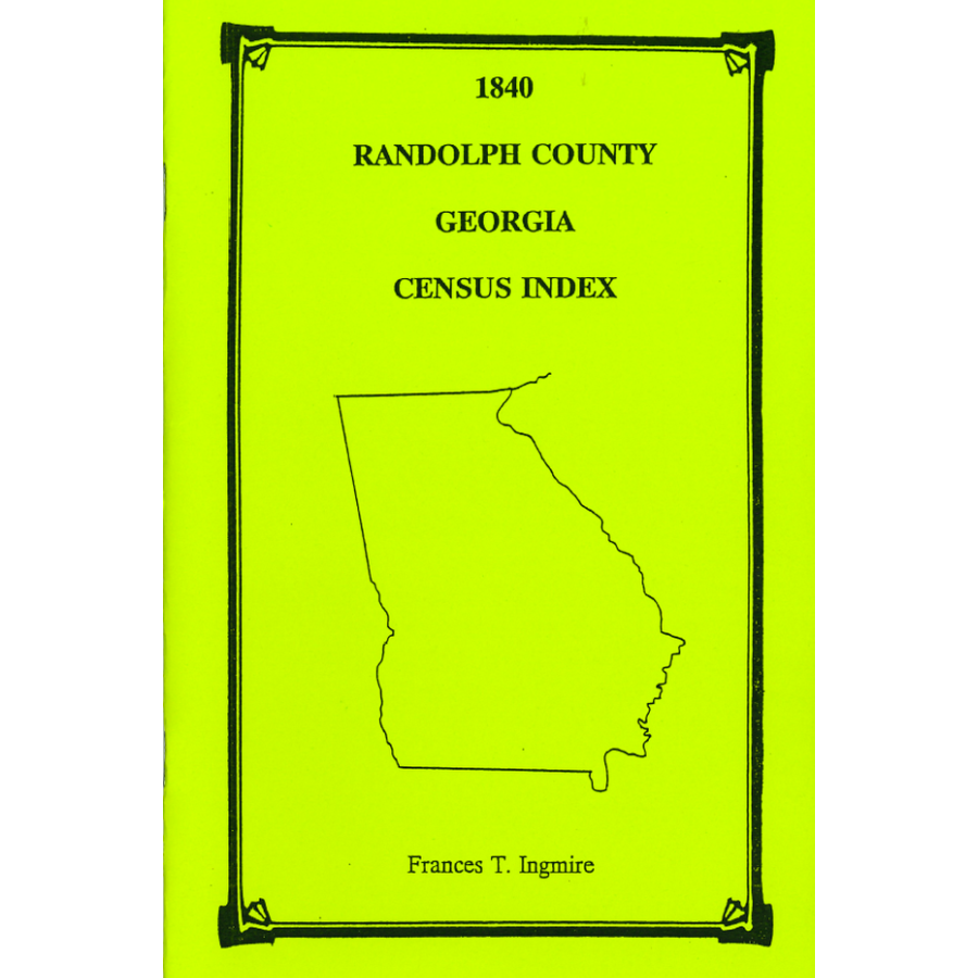 1840 Randolph County, Georgia Census Index