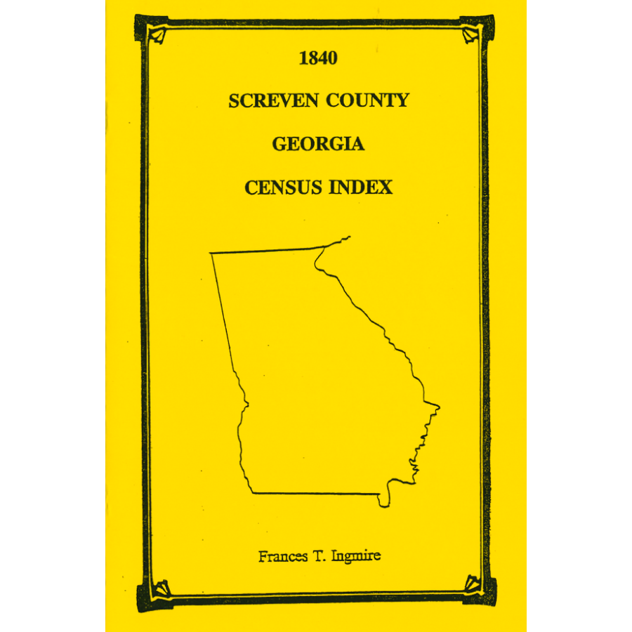 1840 Screven County, Georgia Census Index