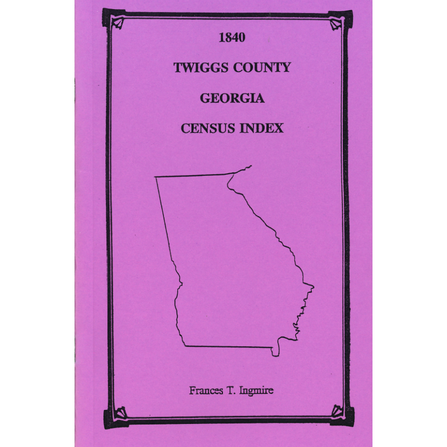 1840 Twiggs County, Georgia Census Index