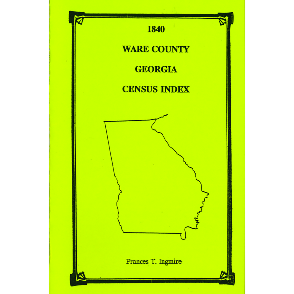 1840 Ware County, Georgia Census Index