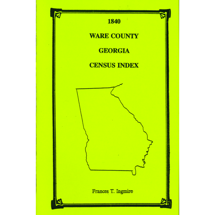 1840 Ware County, Georgia Census Index