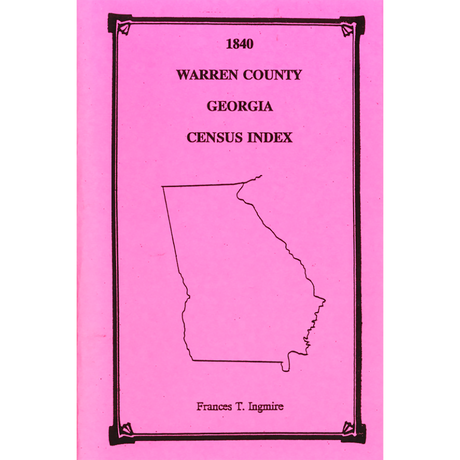 1840 Warren County, Georgia Census Index