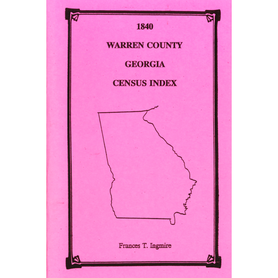 1840 Warren County, Georgia Census Index