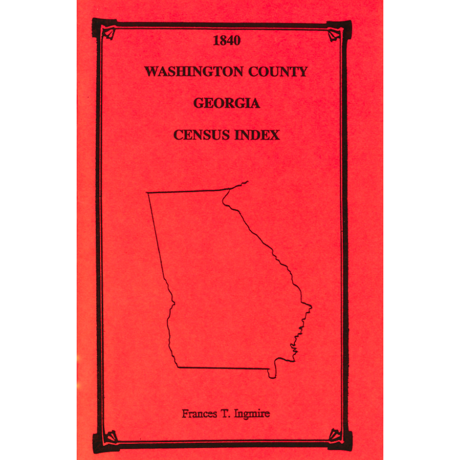 1840 Washington County, Georgia Census Index