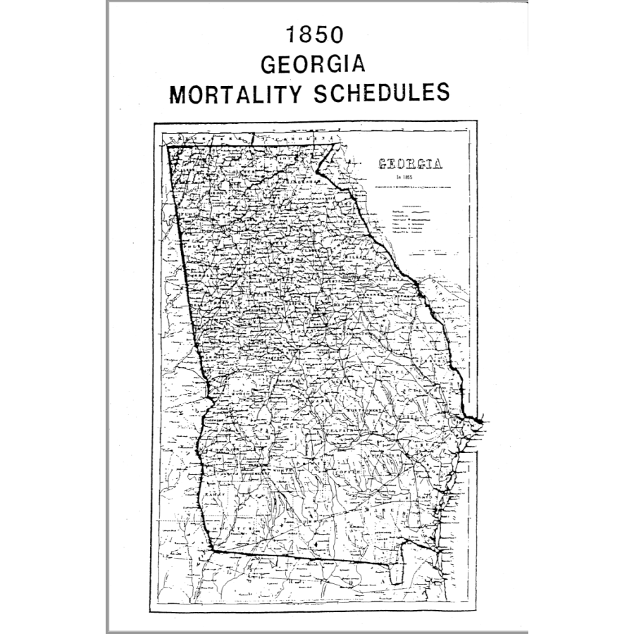 1850 Georgia Mortality Schedules