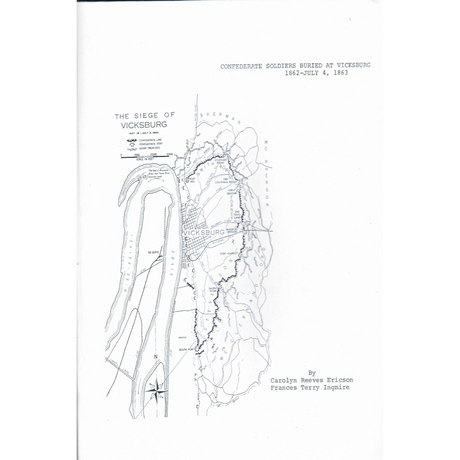 Confederate Soldiers Buried at Vicksburg 1862-4 July 1863