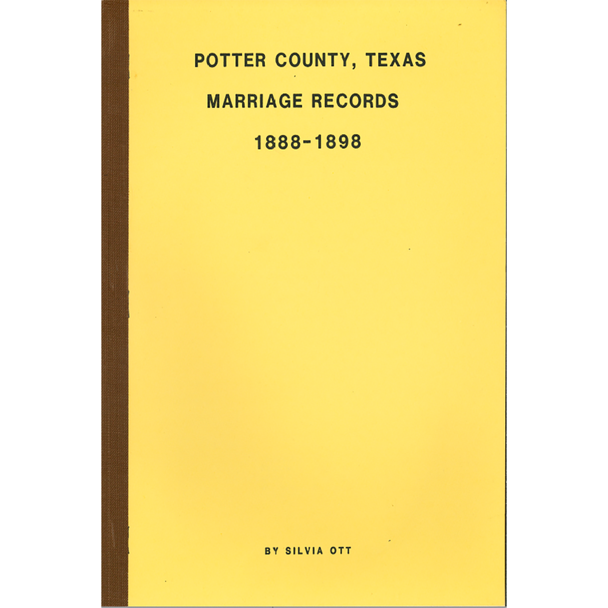 Potter County, Texas Marriage Records 1888-1898