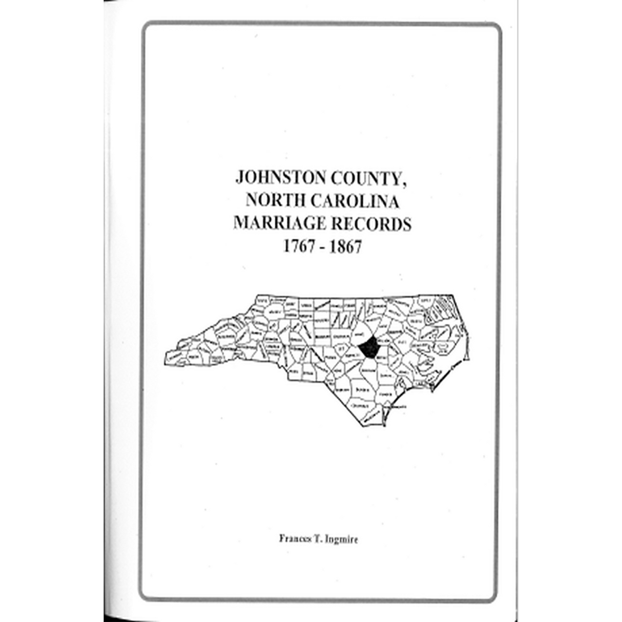 Johnston County, North Carolina Marriage Records, 1767-1867